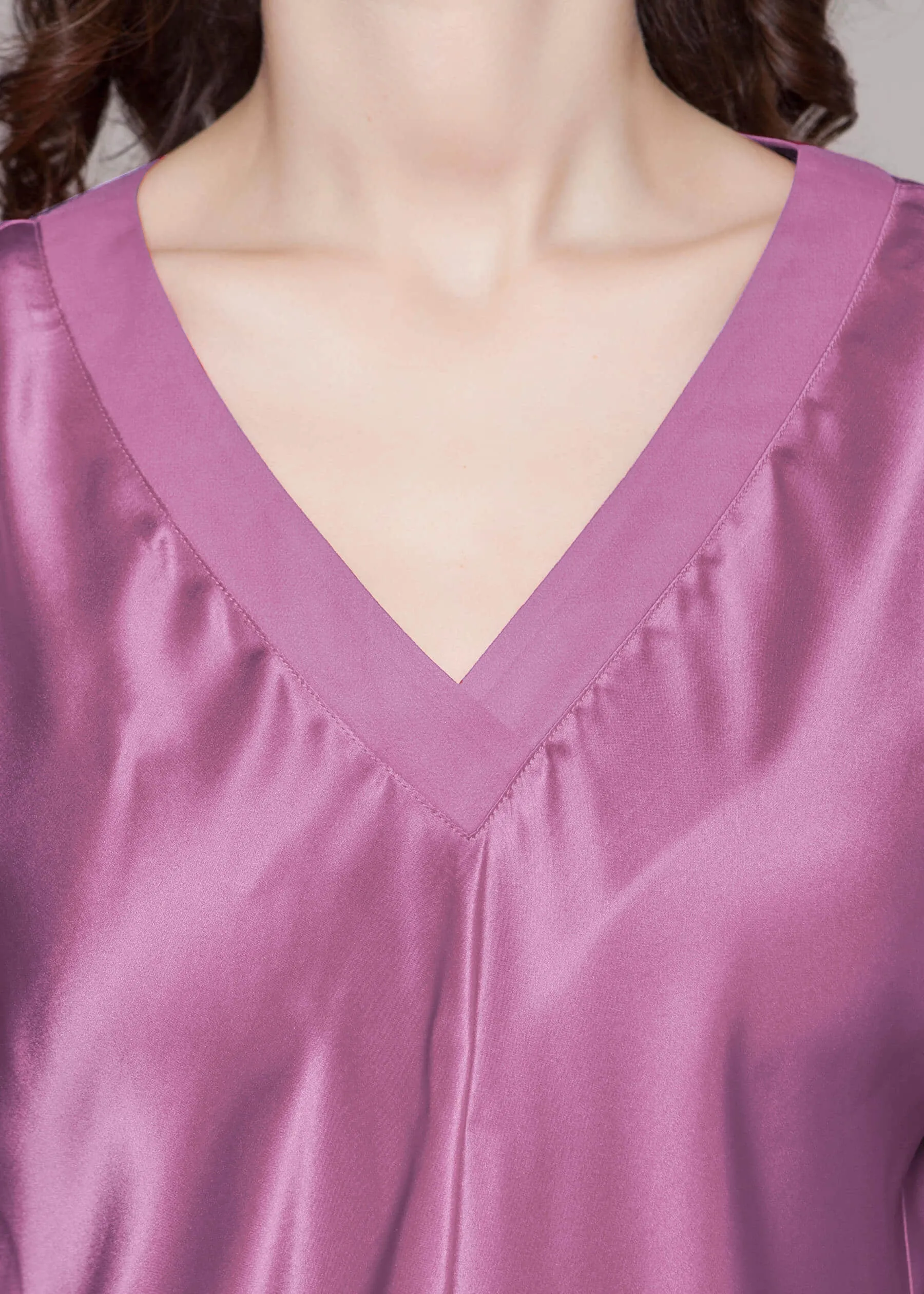 22 Momme Laced  Women Silk Pajama Set
