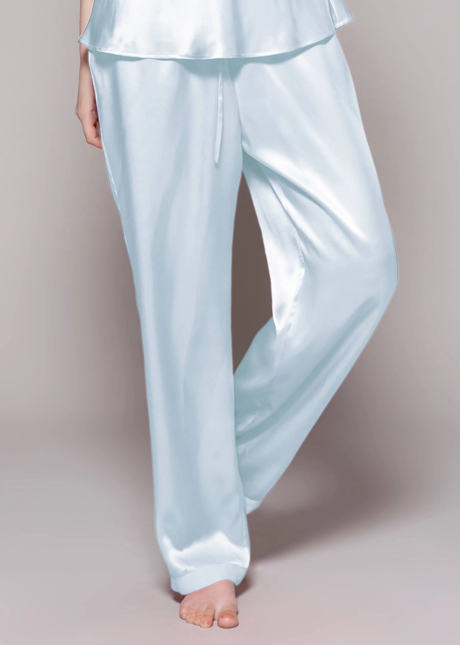 22 Momme Laced  Women Silk Pajama Set