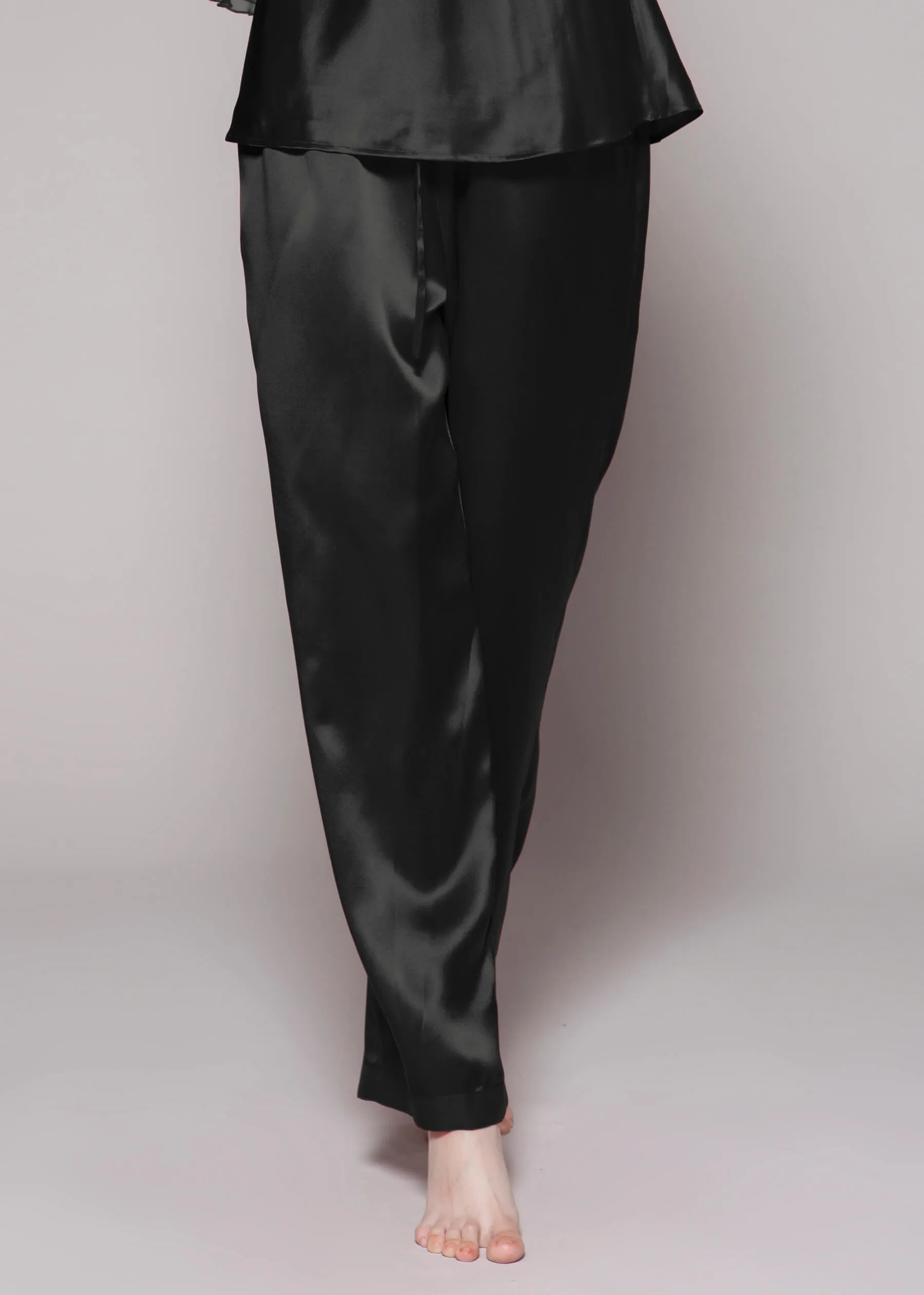 22 Momme Laced  Women Silk Pajama Set