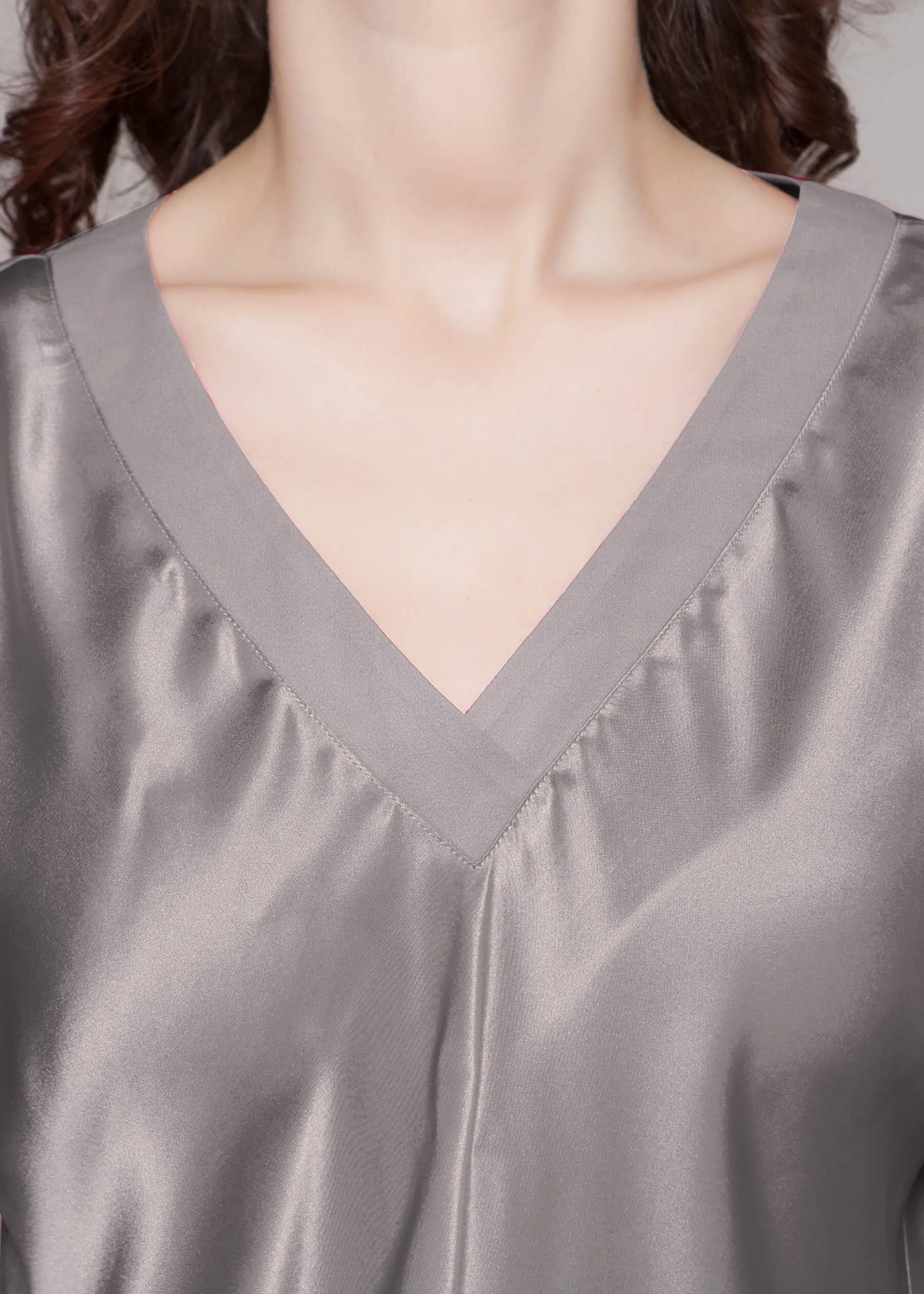 22 Momme Laced  Women Silk Pajama Set