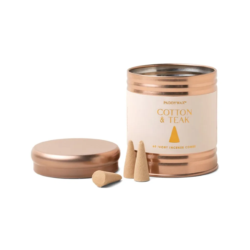Incense Cones - Cotton & Teak