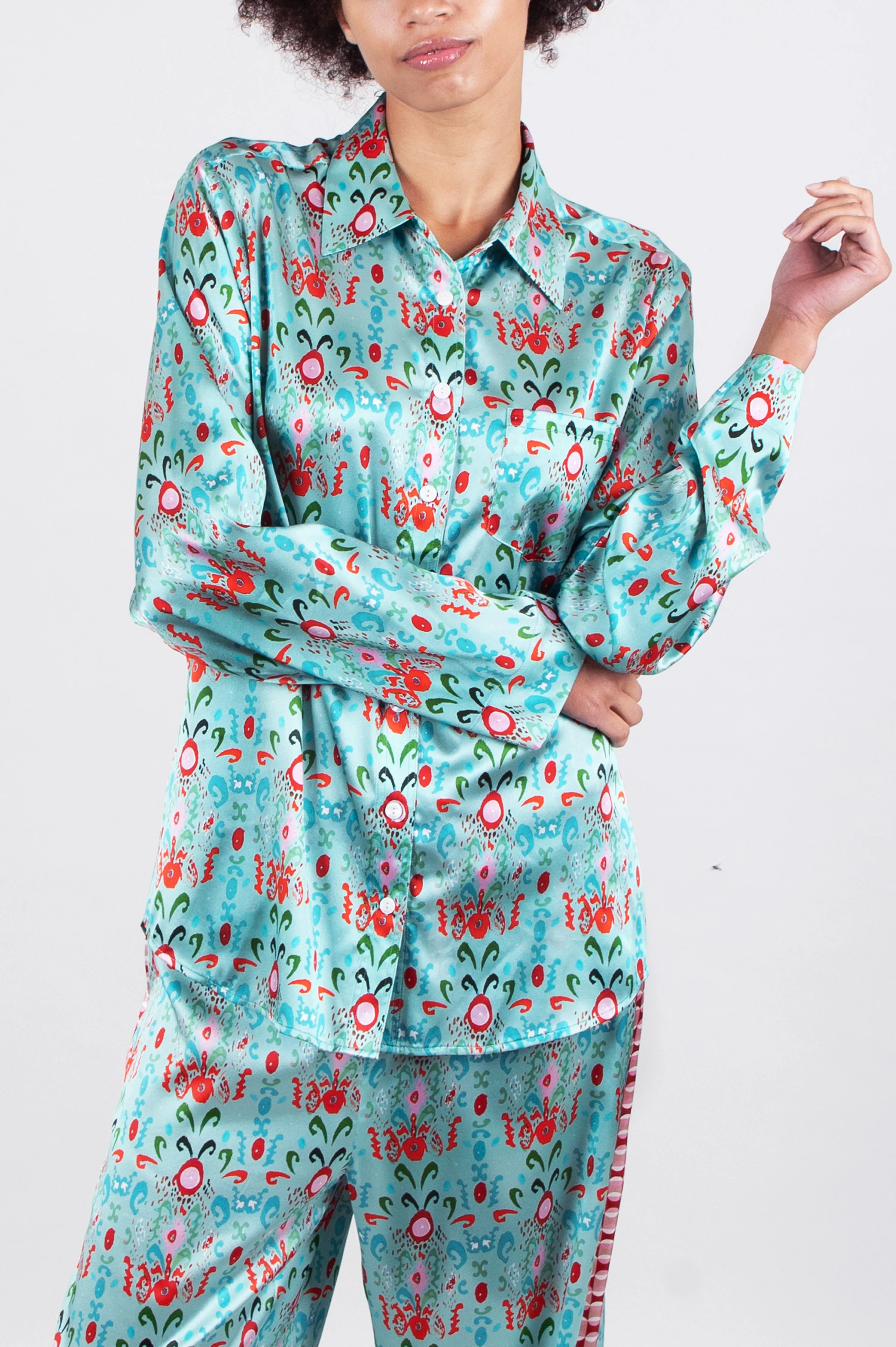 Long Sleeve PJ Top / "Iko"