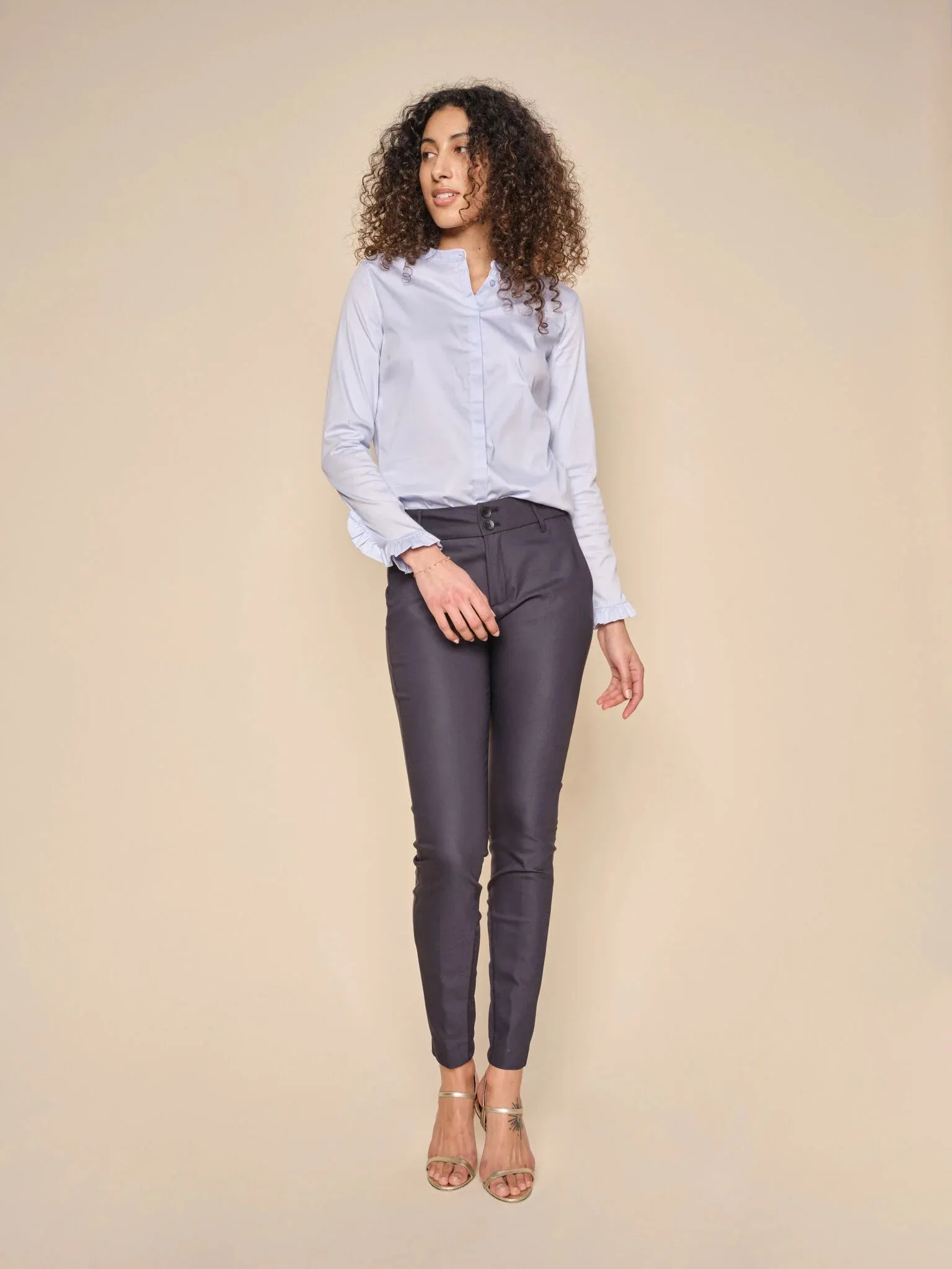 Mos Mosh Light Blue Mattie Shirt