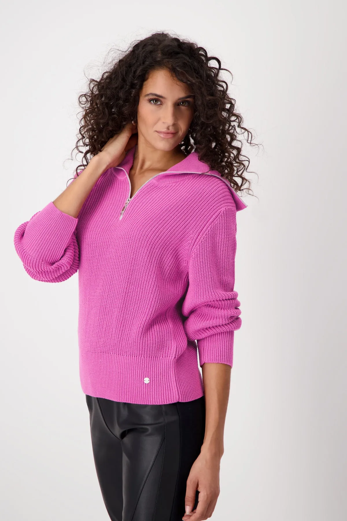 Pullover, deep pink