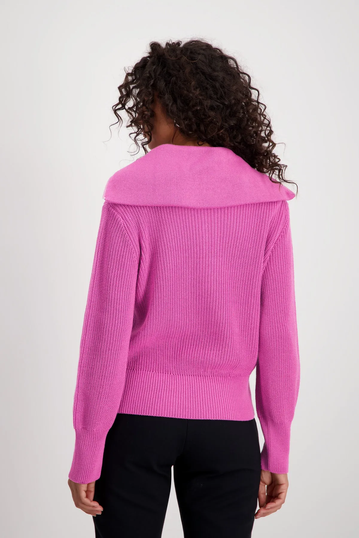 Pullover, deep pink