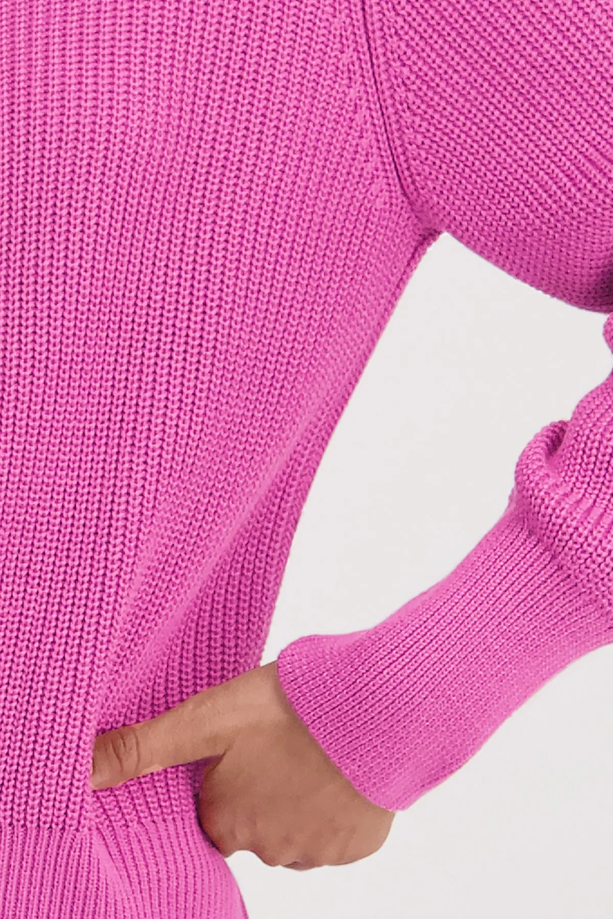 Pullover, deep pink